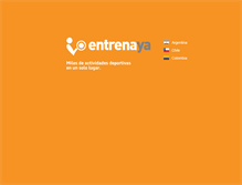 Tablet Screenshot of entrenaya.com